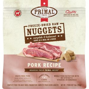 Raw Dog Food Nuggets, Pork