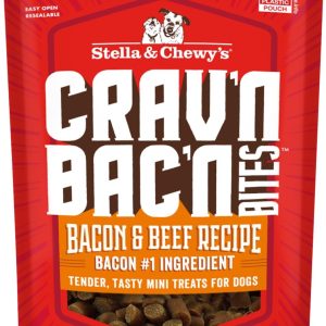 Soft Bacon & Beef Bites Dog Treats