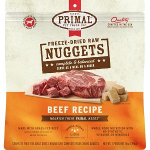 Raw Dog Food Nuggets, Beef