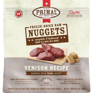 Raw Dog Food Nuggets, Venison