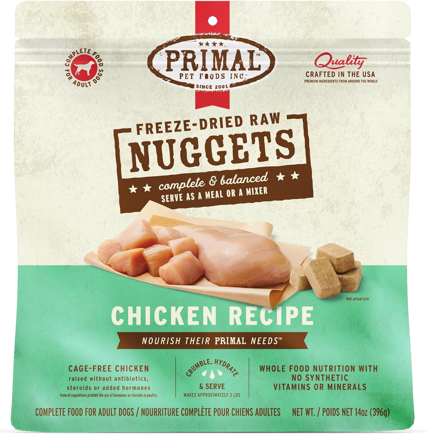 Dog Food Nuggets, Chicken