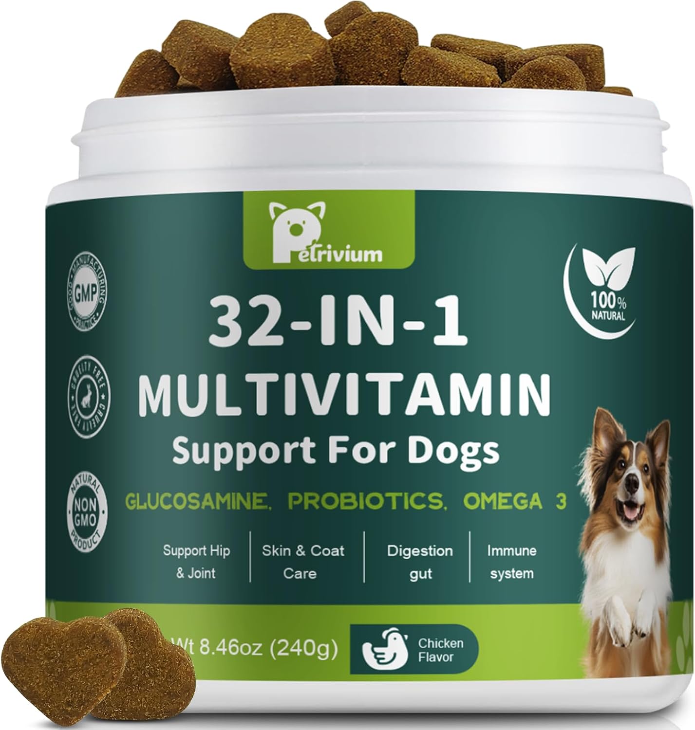 Dog Multivitamin 120 Soft Chews