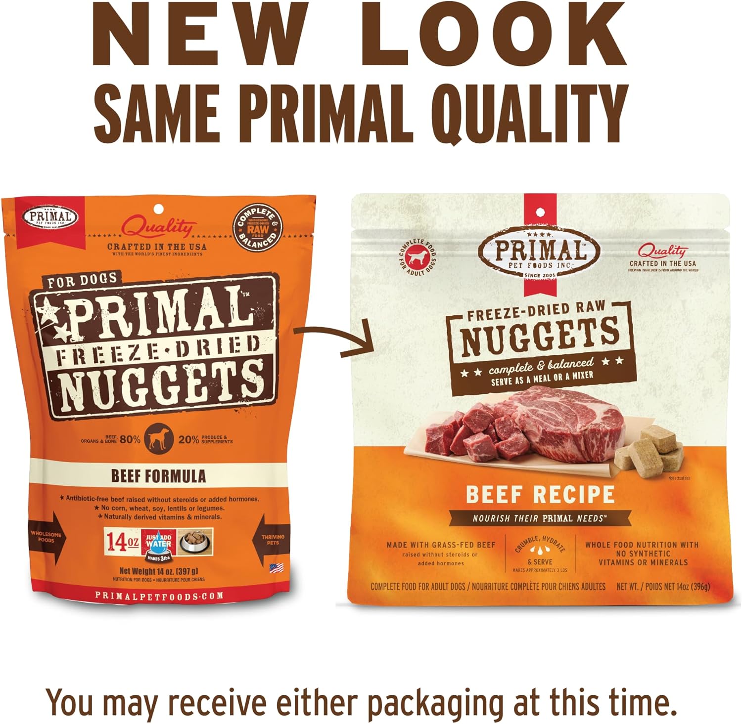 Raw Dog Food Nuggets, Beef - Image 3