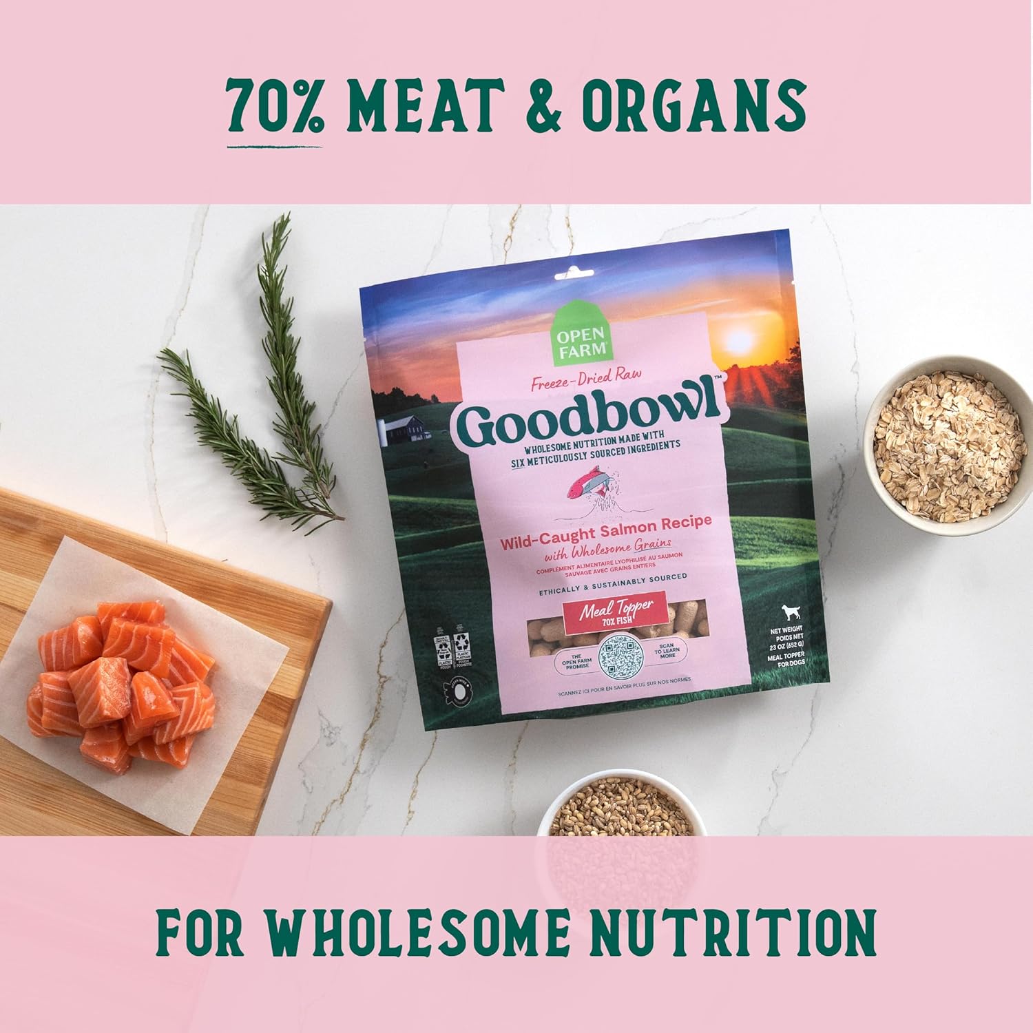 Wild Caugh Salmon & Wholesome Non GMO Grains Recipe - Image 2