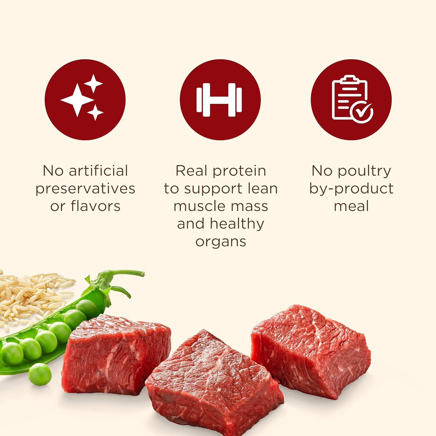Real Beef, Pea & Brown Rice Recipe - Image 4