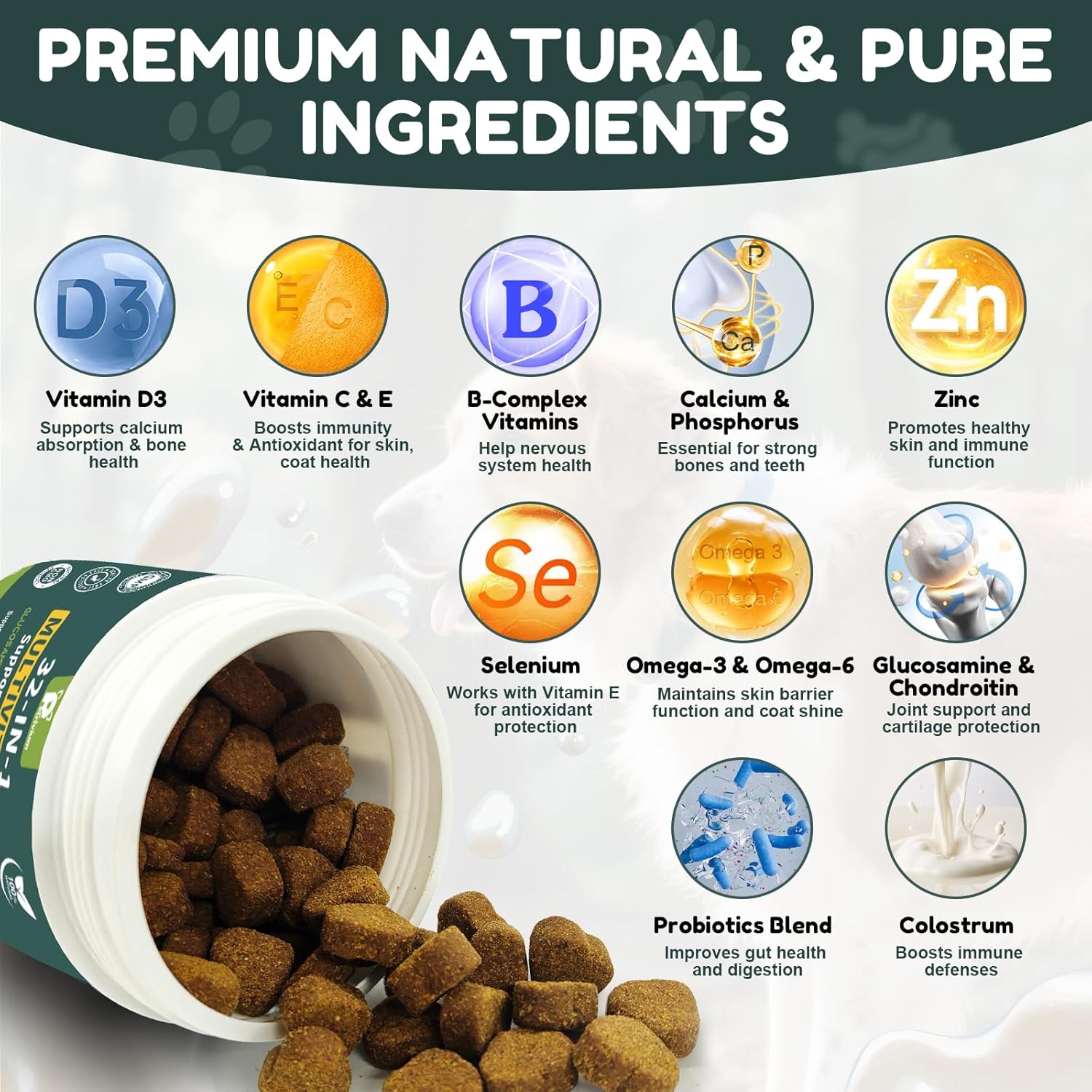 Dog Multivitamin 120 Soft Chews - Image 5