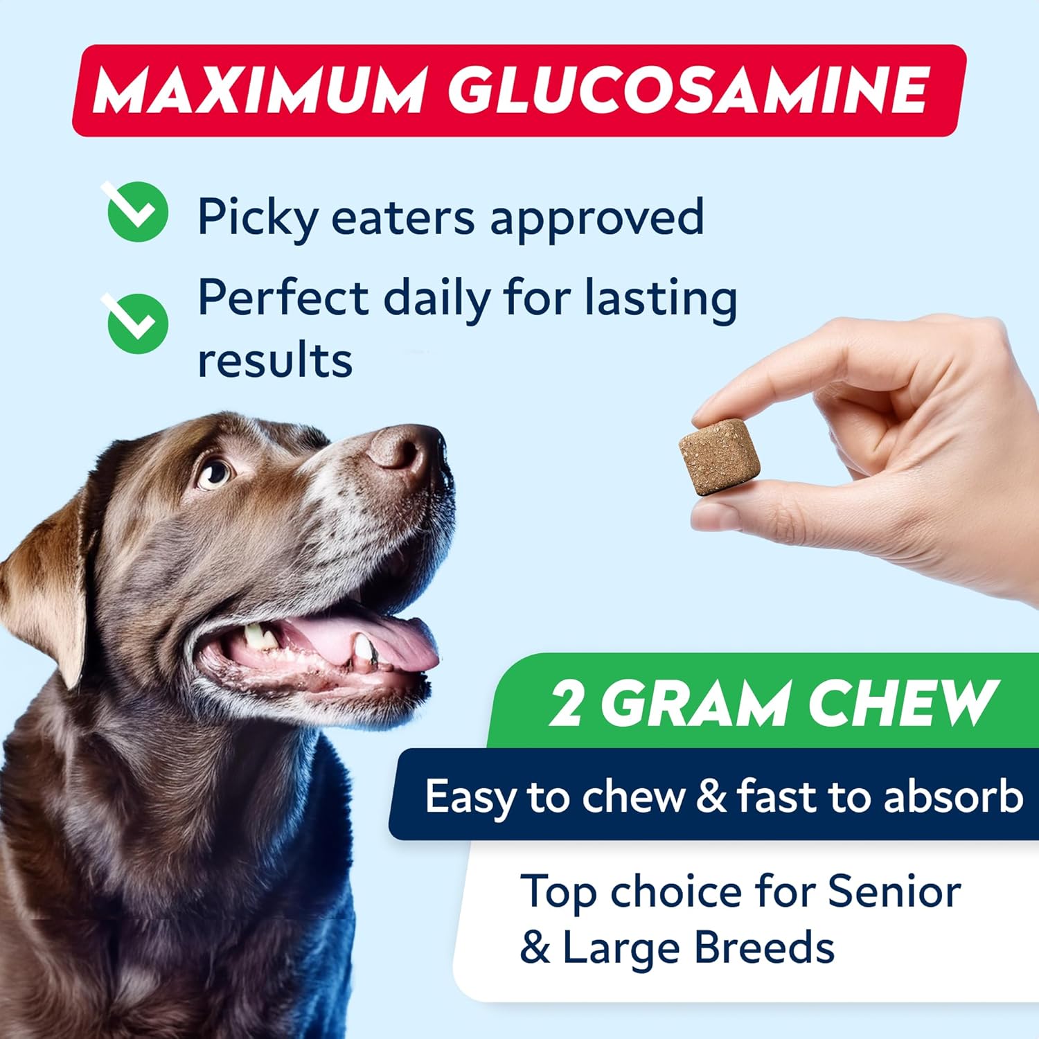 Bacon Green Lipped Mussel & Collagen 120 Chews - Image 5