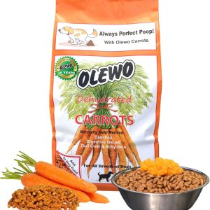 Carrots for Dogs Fiber for Perfect Poop Dehydrated Dog Food