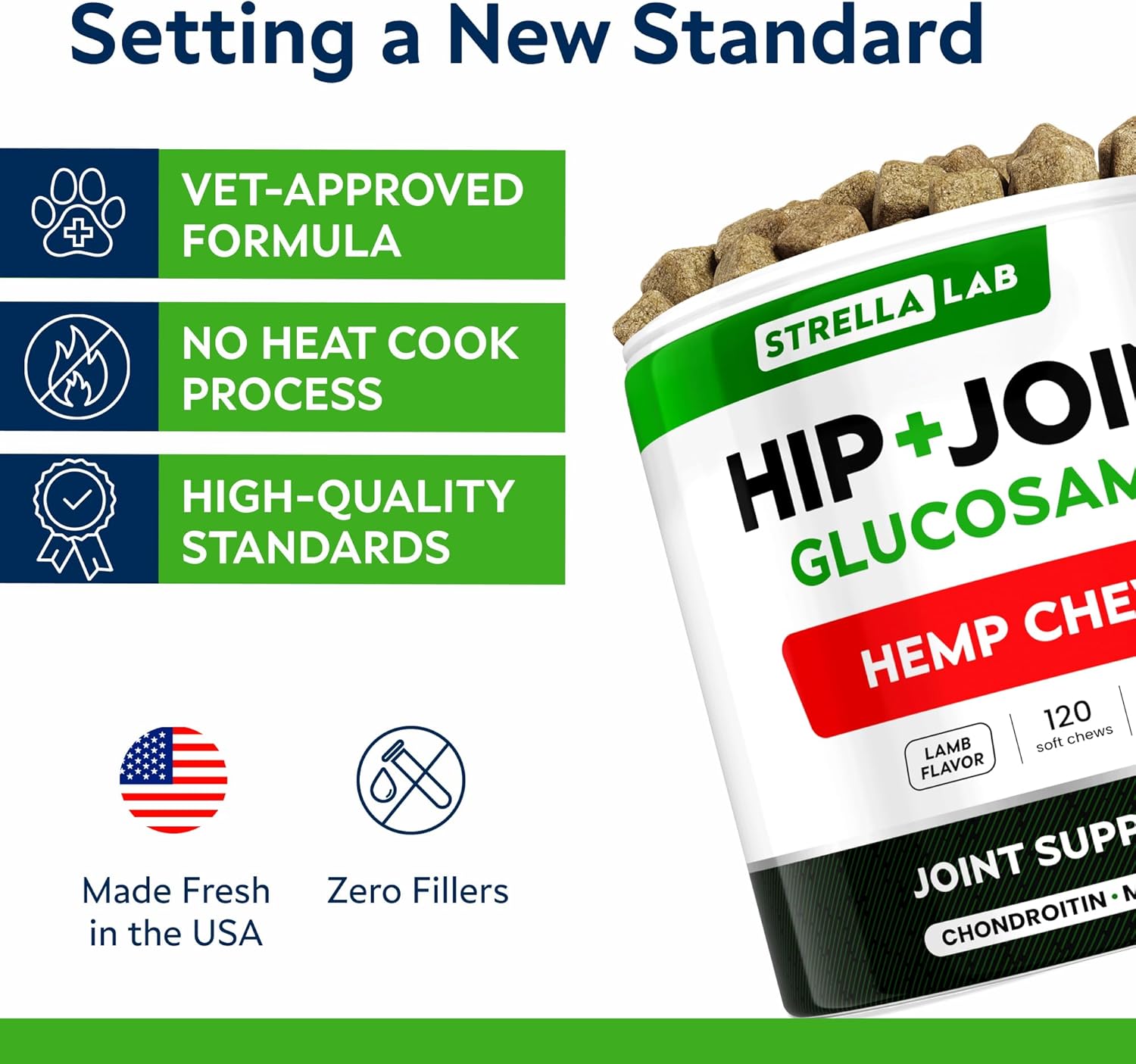 Hemp and Lamb Chews 120Ct - Image 4