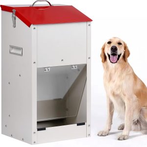 Dog Feeder Large Breed Dog Food Dispenser for Large Dogs, 25lbs