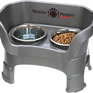 Deluxe Mess Proof Dog Bowls Elevated Medium Sized Dogs