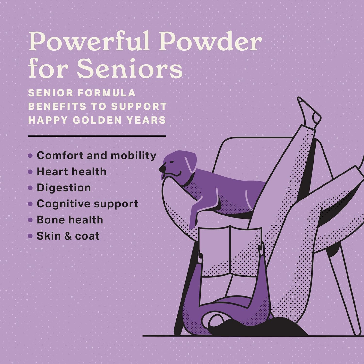 Senior Dog Supplement 1lb Bag - Powerful Powder Supports Bones - Image 7