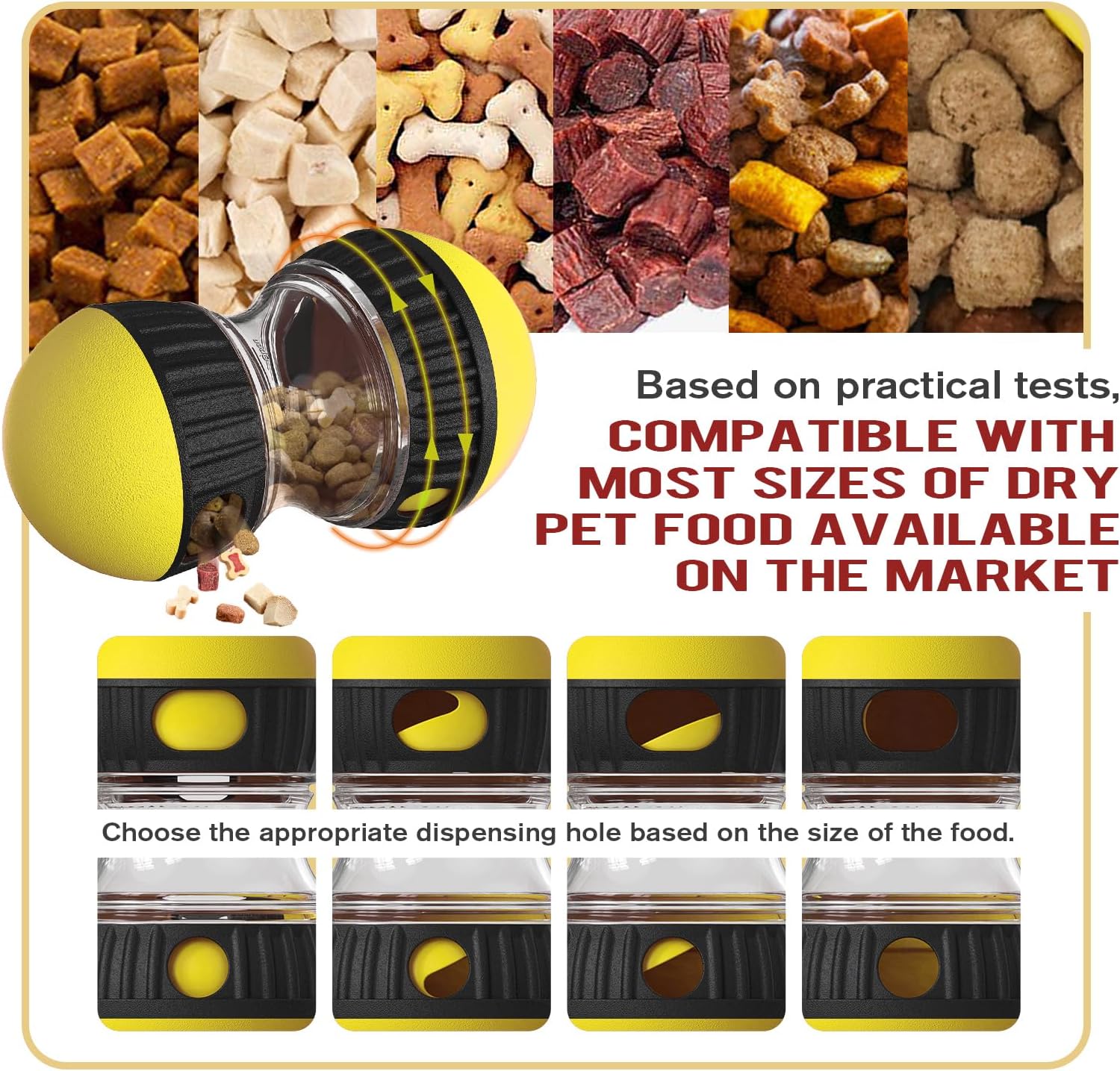Dog Interactive Toys Dogs Puzzles Feeder Adjustable Food Dispensing - Image 4