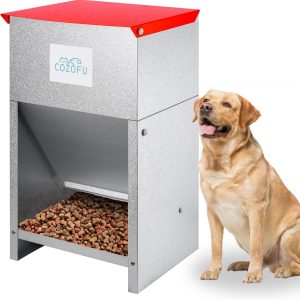 Dog Feeder 50 Pounds of Dry Kibble