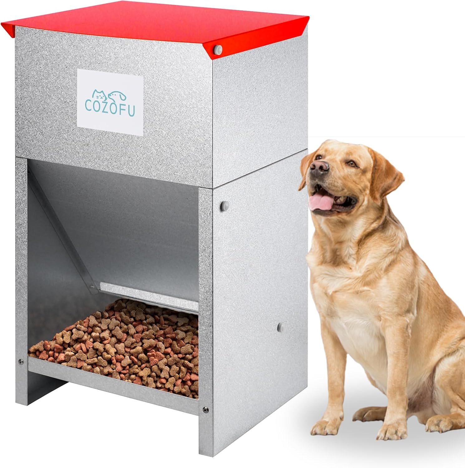 Dog Feeder 50 Pounds of Dry Kibble