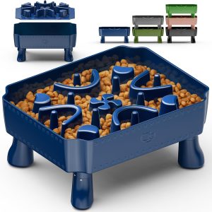 Maze Puzzle Slow Feeder Dog Bowl