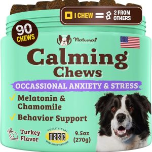 Calming Chews for Dogs, Stress & Anxiety Relief Supplement