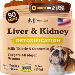 Natural Dog Company Liver & Kidney Supplement for Dogs