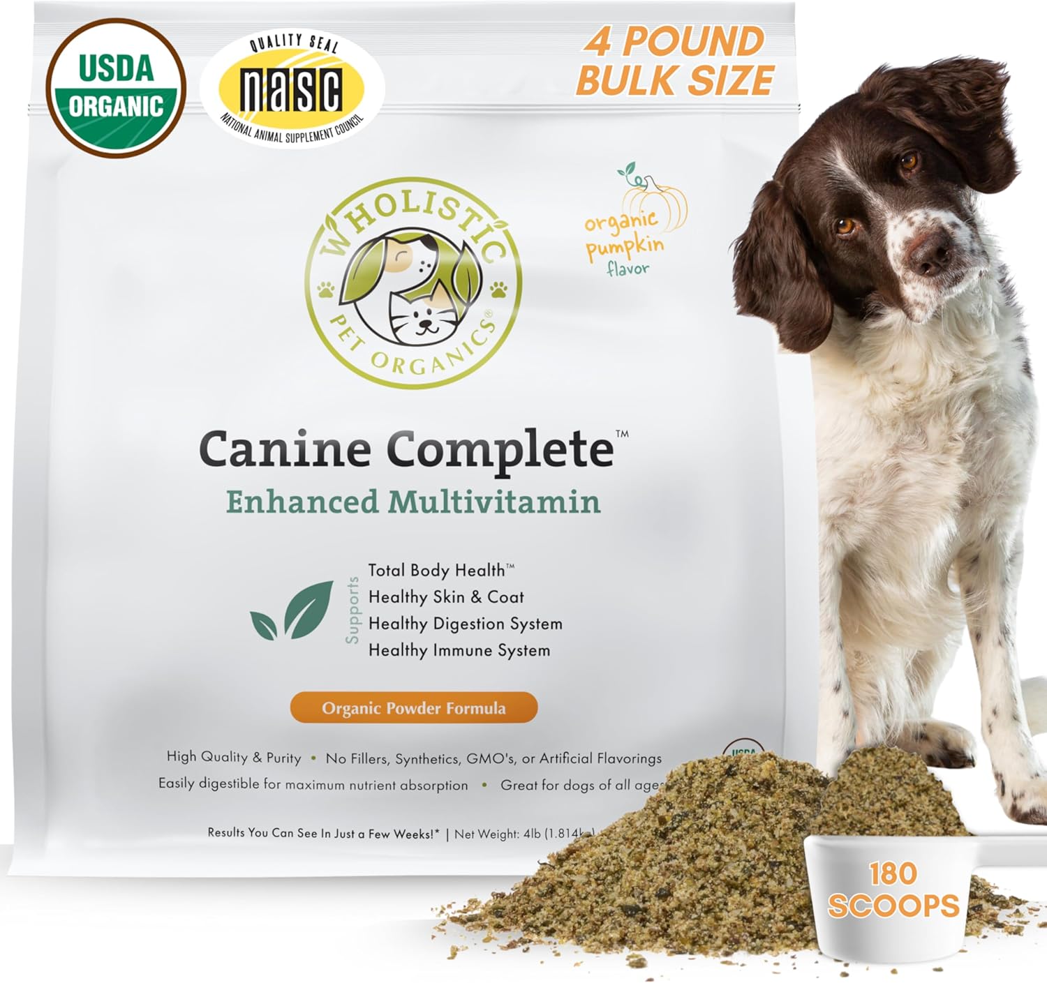 Wholistic Pet Organics Canine Complete - Dog Multivitamin