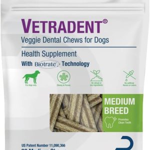 Veggie Dental Chews for Medium Dogs