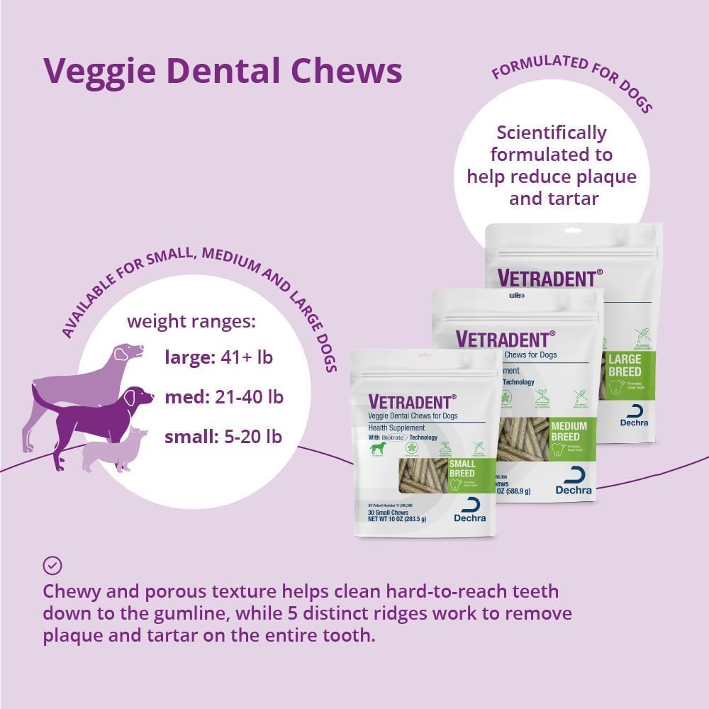 Veggie Dental Chews for Medium Dogs - Image 4