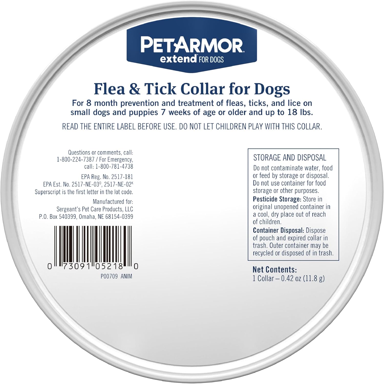Flea Tick Treatment Prevention Collar for Small Dogs up to 18 lbs - Image 5
