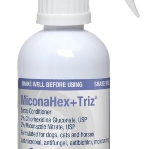 Spray Conditioner for Dogs Cats and Horses 8 oz Clear