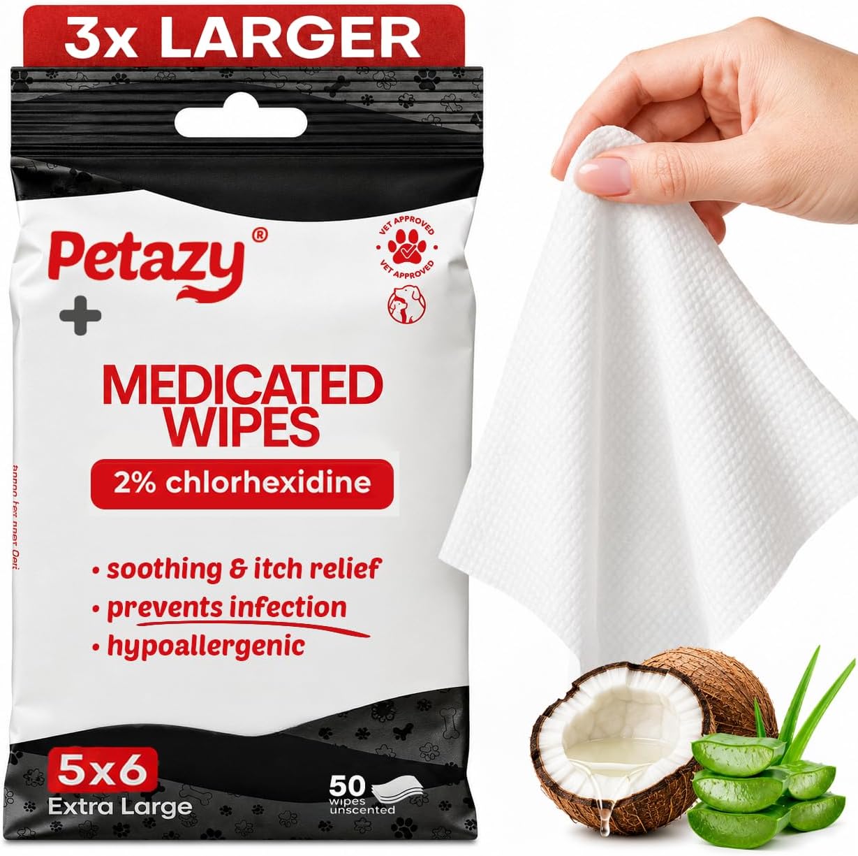 Chlorhexidine Wipes for Dogs