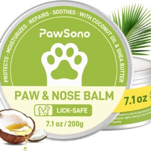 Lick Safe Dog Paw  Nose Balm with Coconut Oil
