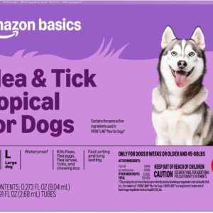 Flea and Tick Topical Treatment and Prevention for Large Dogs  45-88 lbs