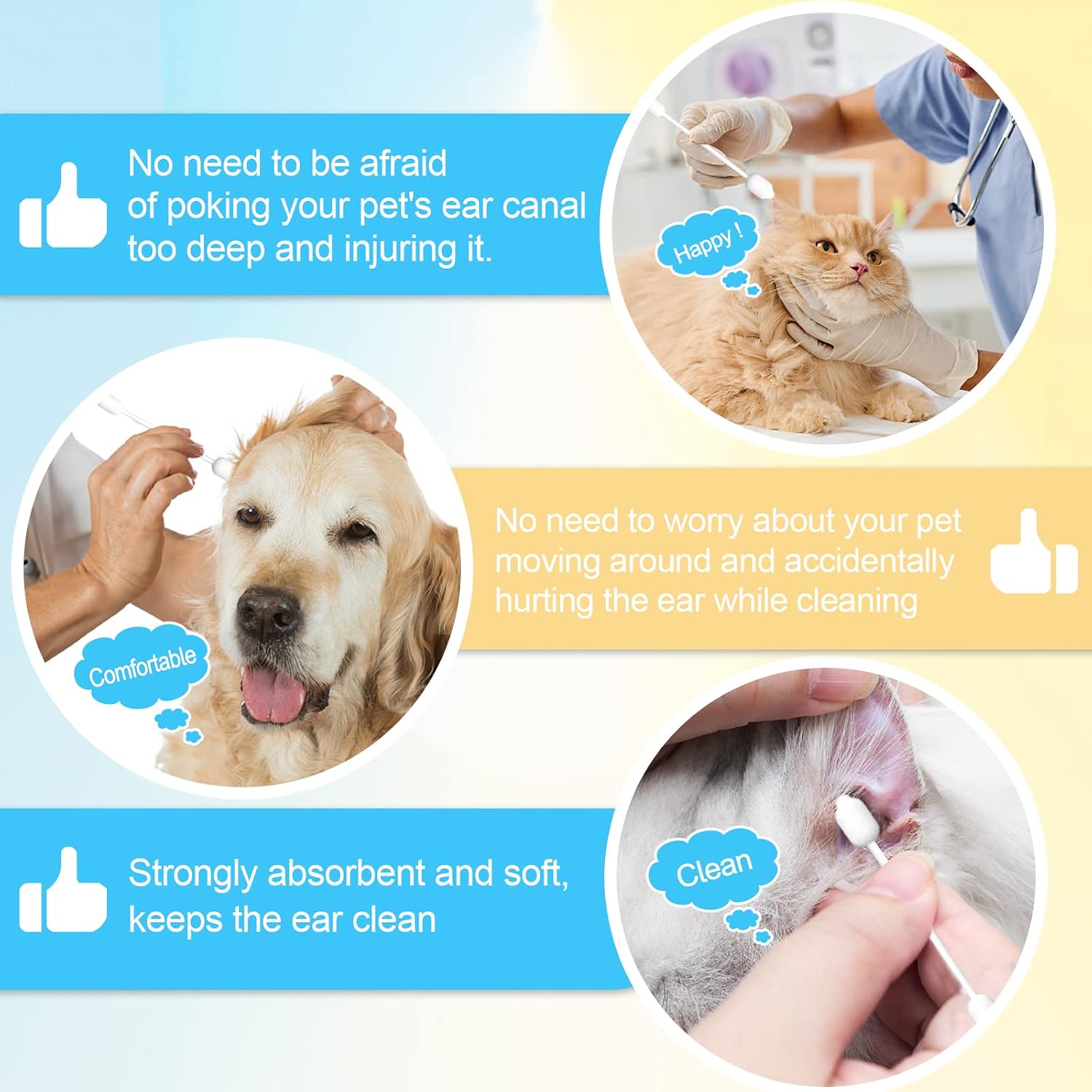 Large-Head Dog Ear Swabs - Image 3